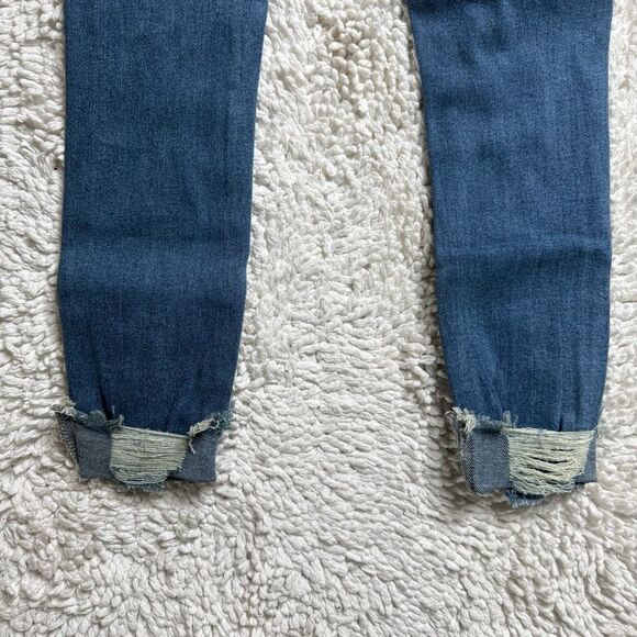 Distressed Blue Jeans for Women - Picture 4 of 6